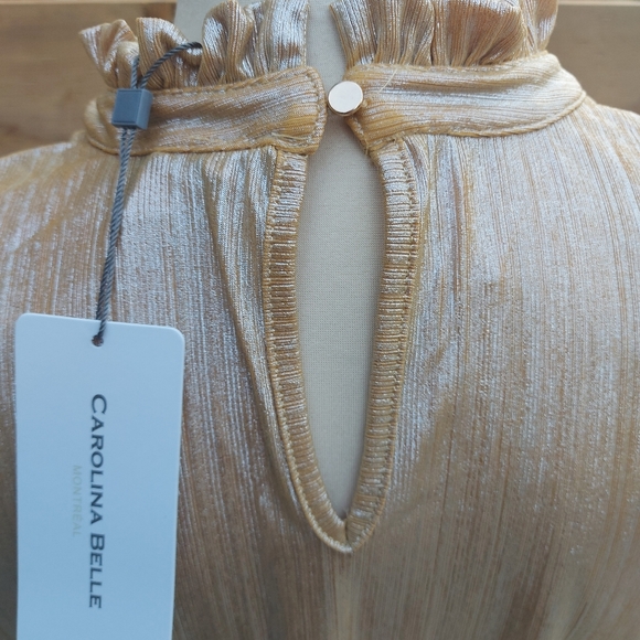 NWT Carolina Belle Size small Gold Tank - Picture 4 of 6